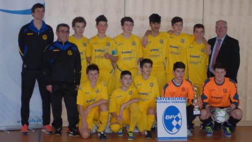 SCF U15 gewinnt die Obb-Futsal Hallenmeisterschaft